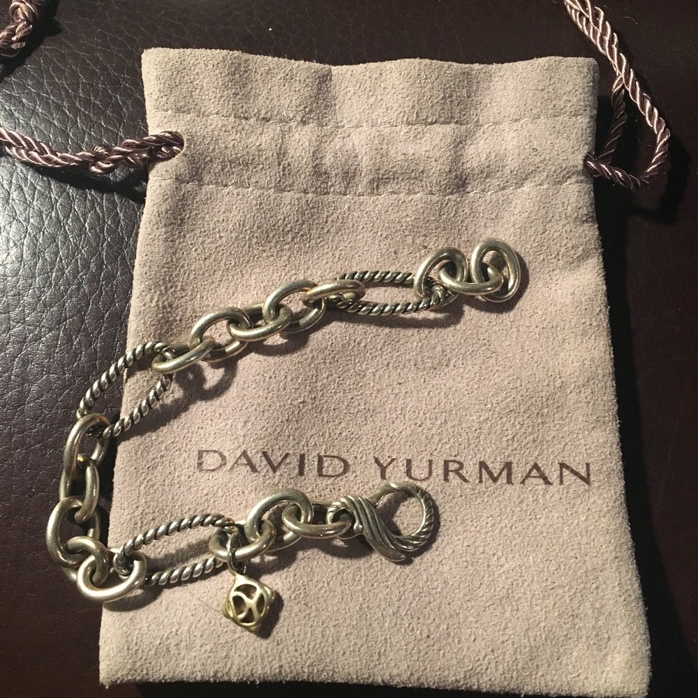 David Yurman Chain Bracelet Oval Figaro